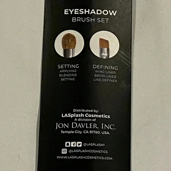 LASplash Cosmetics Eyeshadow Brush Set, New - Picture 2 of 2